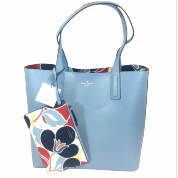 kate spade Handbags - Kate Spade Mya Breezy Floral Reversible Tote - NEW